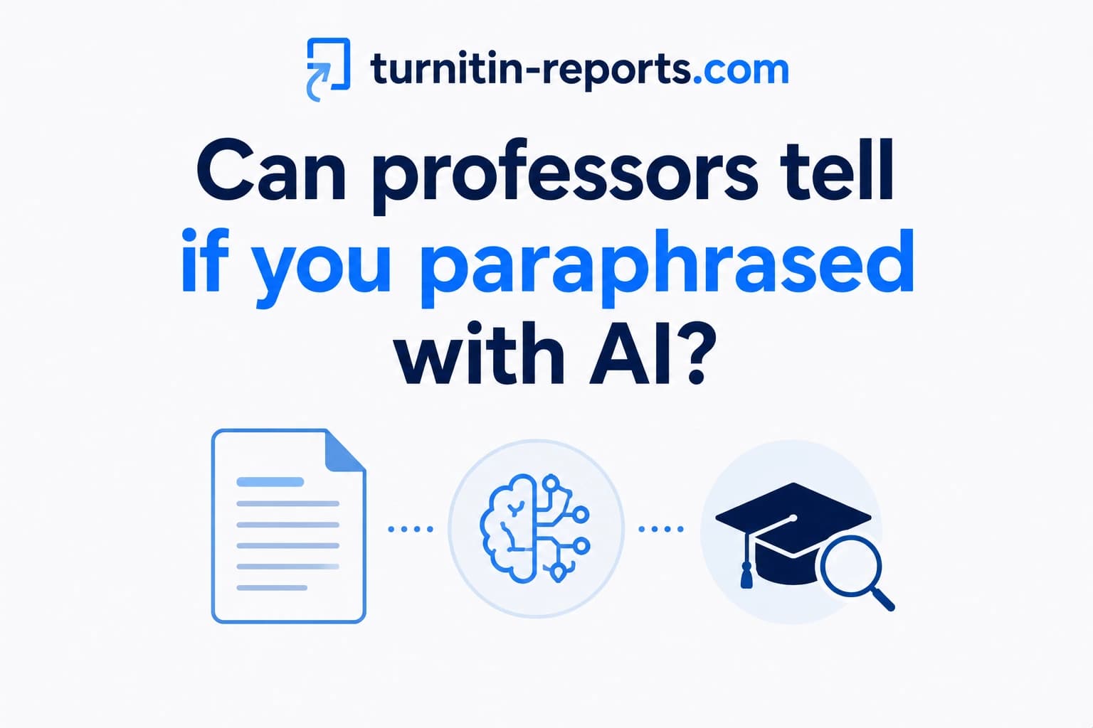 Can Professors Tell If You Paraphrased with AI? Here's What the Evidence Shows